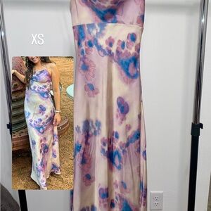 Elegant Multicolor Maxi Dress